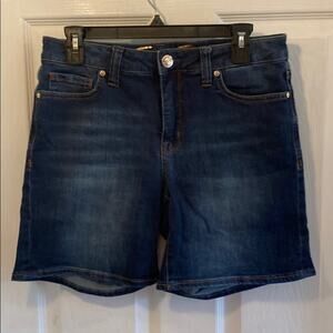 Seven7 6 dark wash weekend shorts